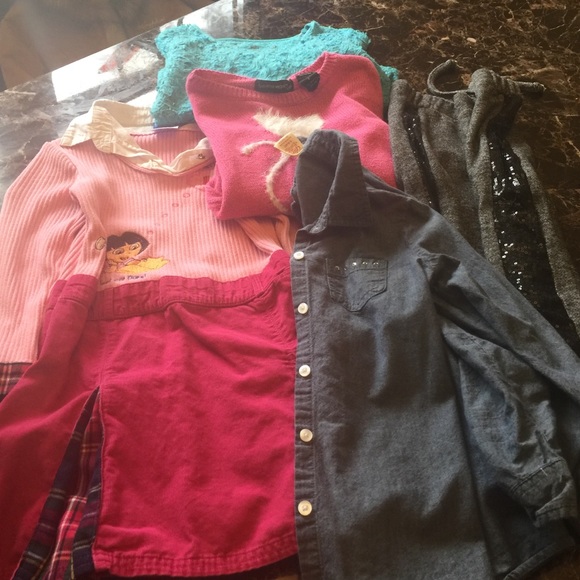 Bundle of girls clothes