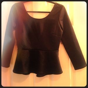 Peplum top