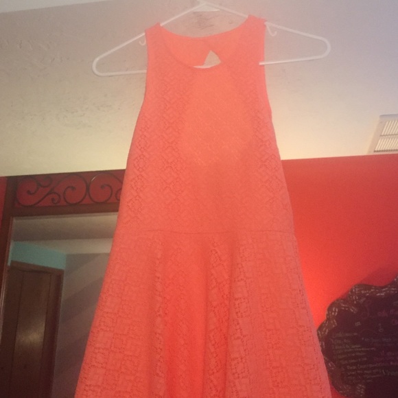 Bright Peach Dress