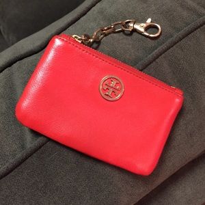 Tory Burch Robinson Zip Coin Pouch / Card Case