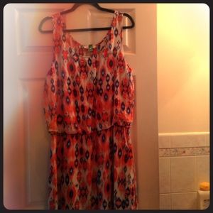 Patterned maxi dress