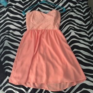 Coral dress
