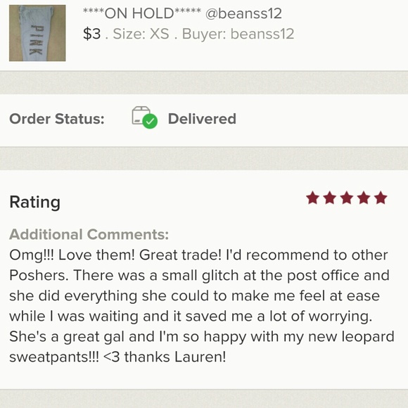 @karisrose trading feedback
