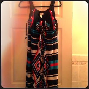 Patterned maxi dress