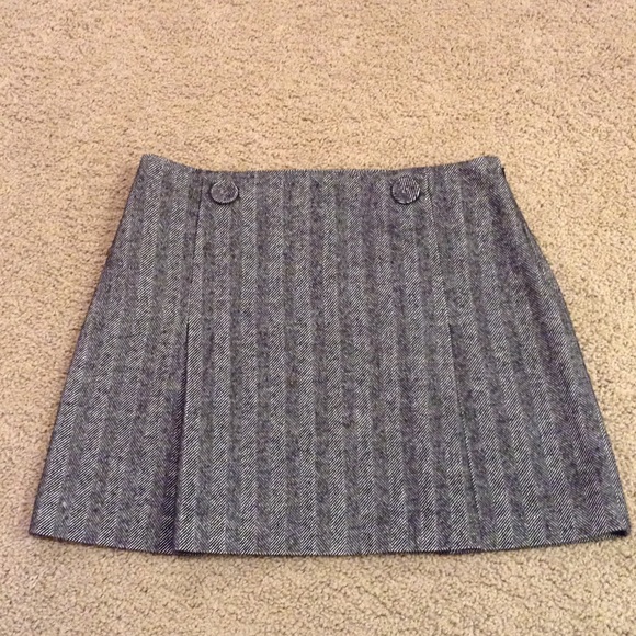 The Limited lined cotton/wool mini skirt.