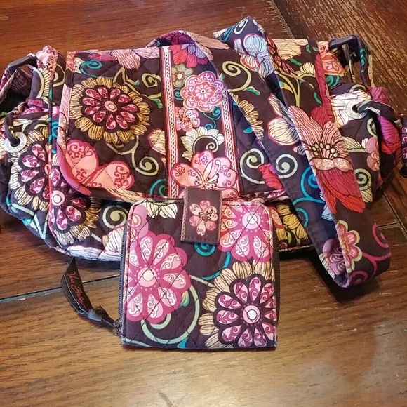 Vera Bradley purse and wallet.