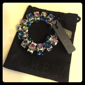 J. Crew multicolor jeweled bracelet