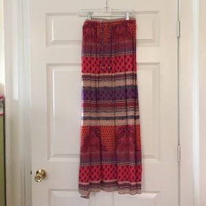 New Look tribal maxi skirt NWOT