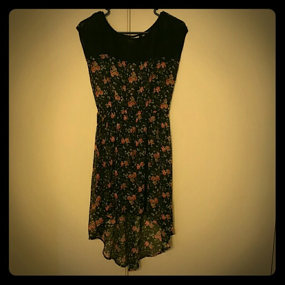 Floral high low dress like new