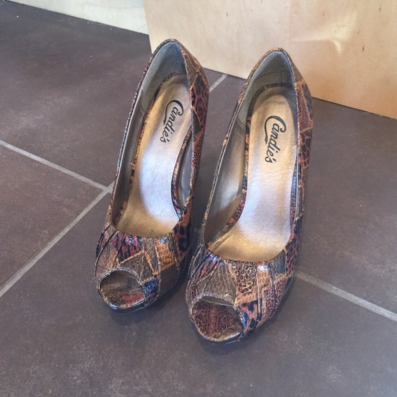 Candies Animal Print 4inch heels