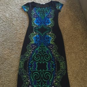Bodycon print dress