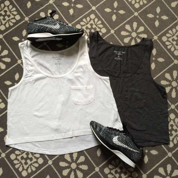 2 Pack American Eagle Hi-Lo Crop Tops