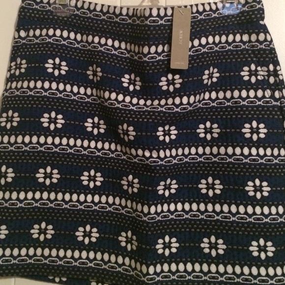 J. Crew FLORAL JACQUARD Skirt - Picture 4 of 4