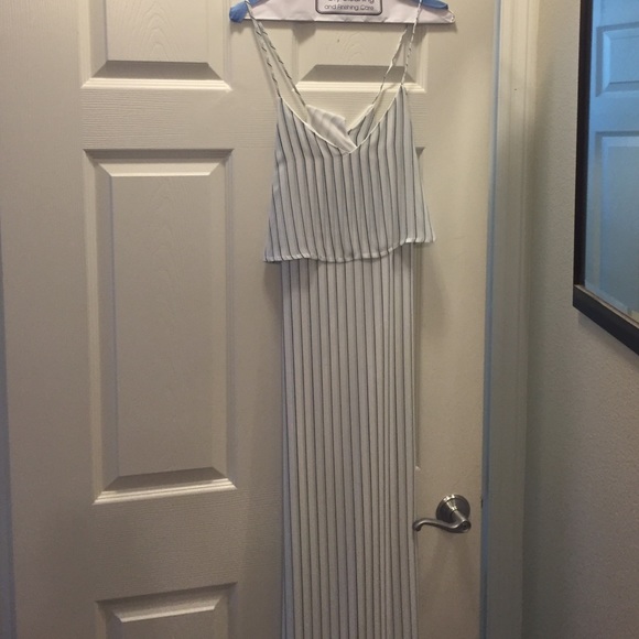 Stripped maxi dress