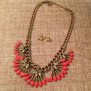 Stella & Dot necklace and earrings lot.