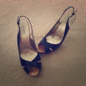 Guess patent leather heels