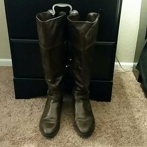 Dark Brown Riding Boots