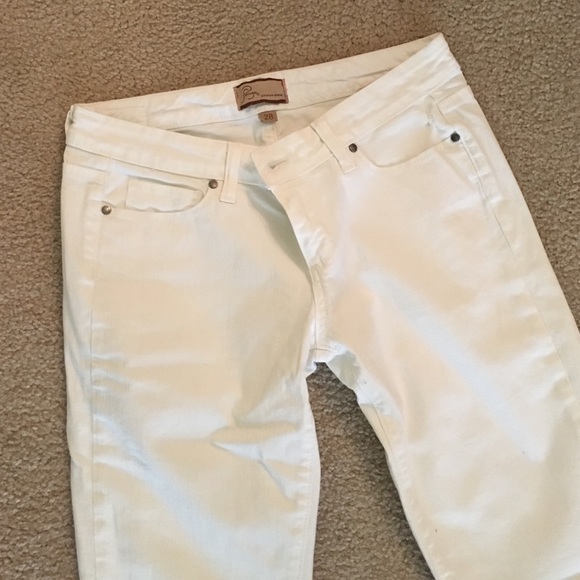Paige white flare jeans size 28