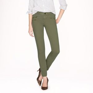 J. Crew Toothpick Jeans with Zippers