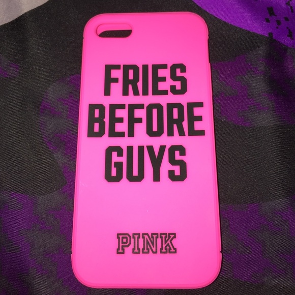Victoria's Secret Accessories - Victoria's Secret Fries Before Guys iPhone 5 case