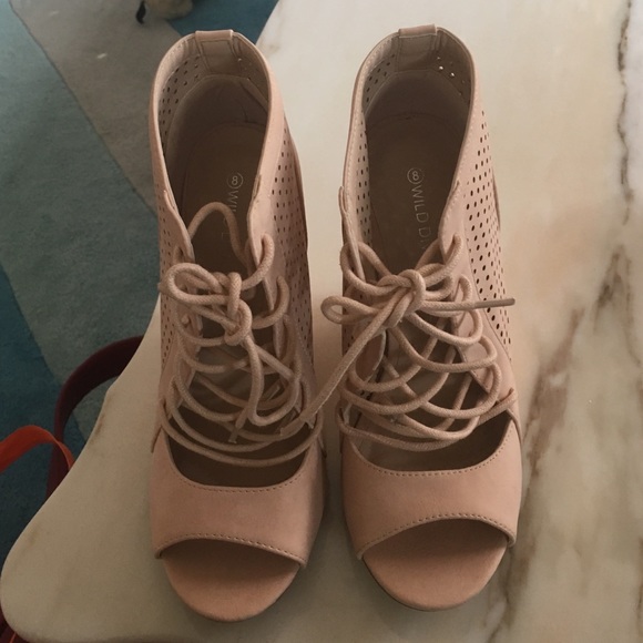 Wild Diva lounge wedge heels