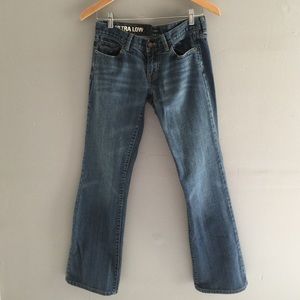 J. Crew Ultra Low Boot Cut Jeans