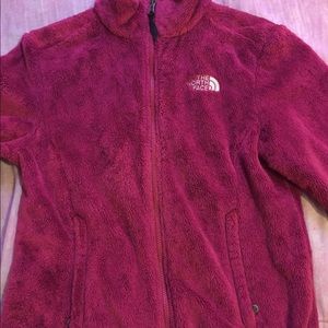 Pink North Face fleece
