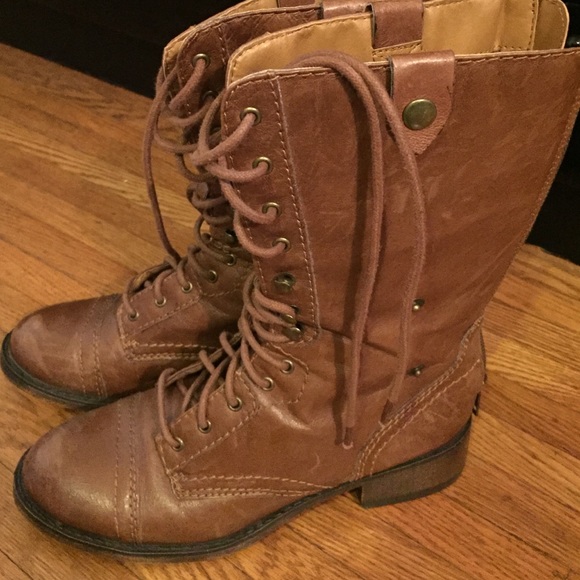 Steve Madden combat boots