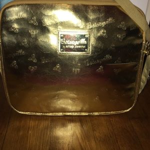 Gold Betsy Johnson Laptop Case