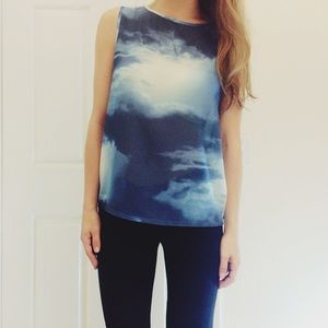Dakota Collective semi sheer tank