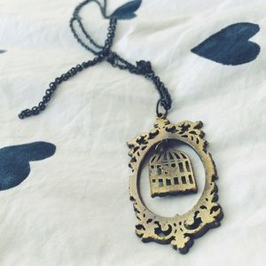 Bird Cage Necklace