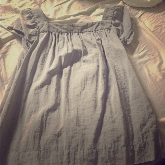 Ann Taylor grey blouse