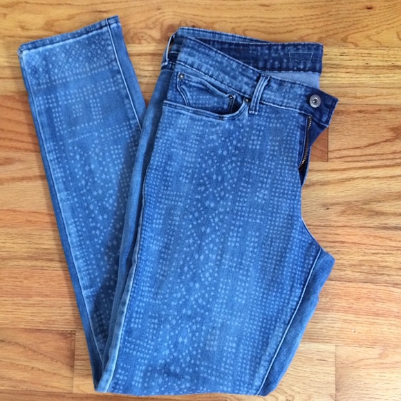 Levi's printed skinny jeans