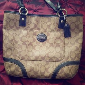 New Coach brown purse (authentic Coach)
