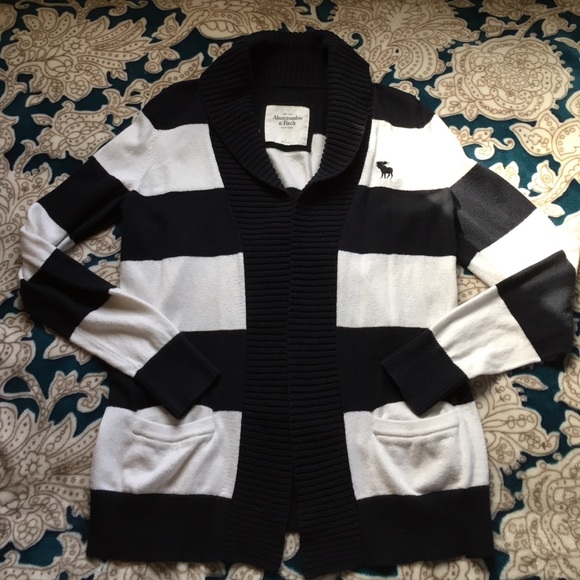 Abercrombie and Fitch Stripped Cardigan