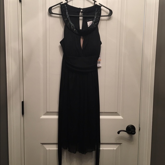 Black cocktail dress
