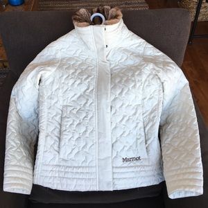 Cream marmot jacket