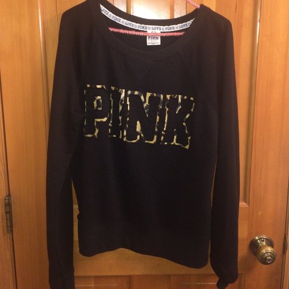 Victoria's Secret black PINK sweatshirt