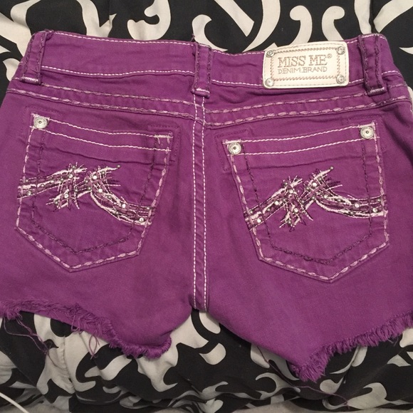 Purple miss me Shorts!
