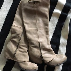 Fergalicious knee high cowgirl boot