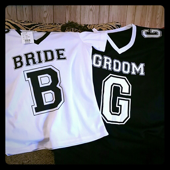 Bride & groom jerseys
