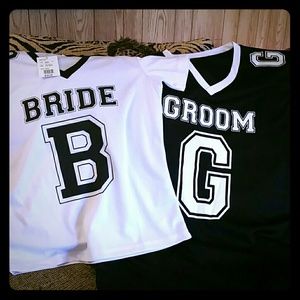 Bride & groom jerseys