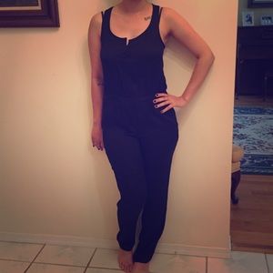 Ann Taylor LOFT black jumpsuit size XS