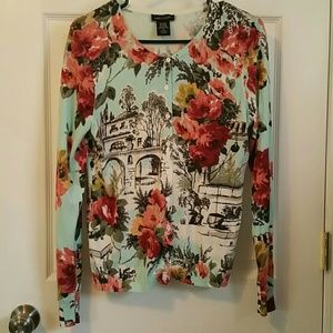 Floral cardigan