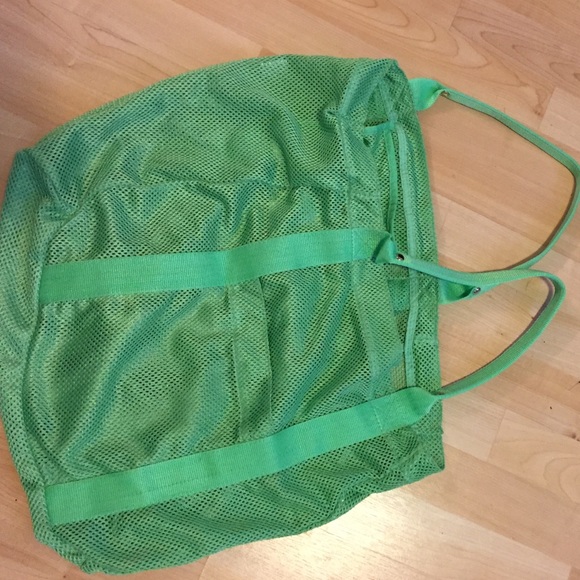 Green mesh bag