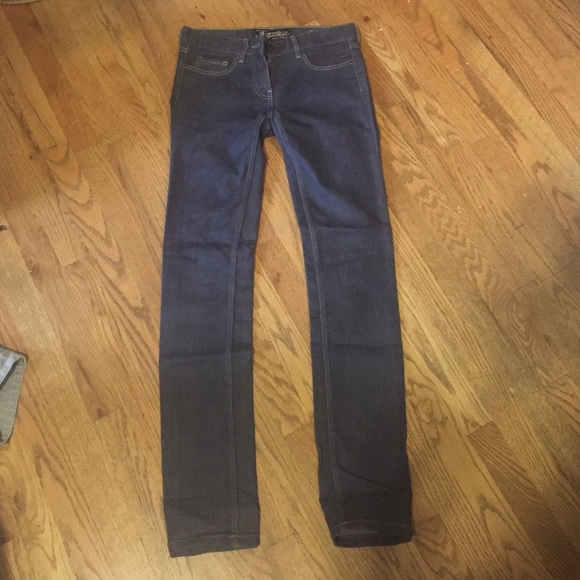 French Connection dark purple denim jeans