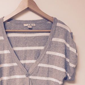 SOLD - Slouch Stripe Sweater