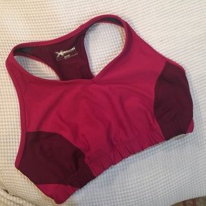 Maroon sports bra, NWOT XL
