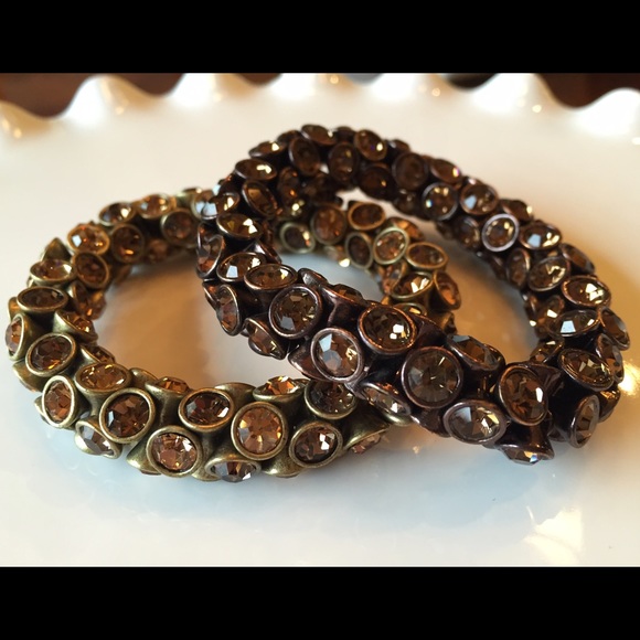 Gold & Brown Bracelet Set