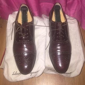 Salvatore Ferragamo Brown Leather Shoes